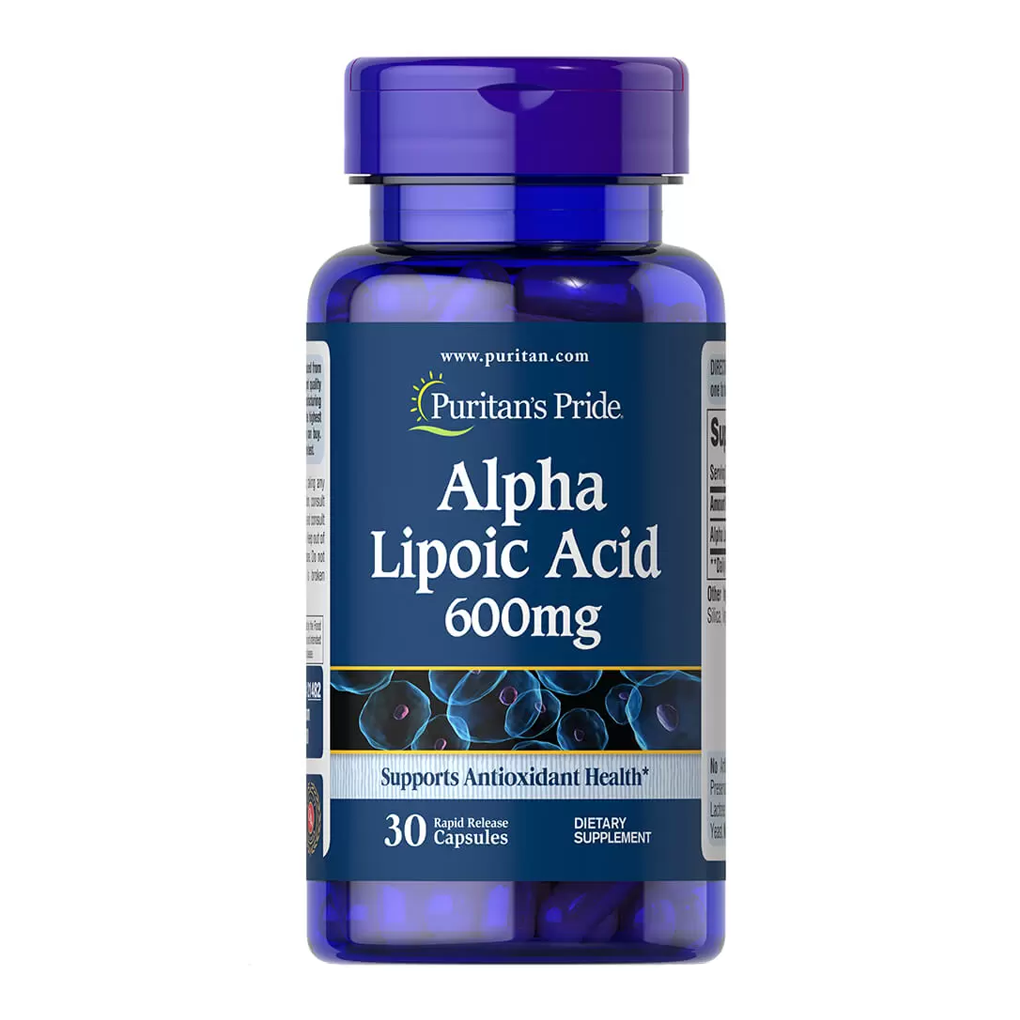 Puritan's Pride Alpha Lipoic Acid 600mg. / 30 Capsules Puritan's Pride Alpha Lipoic Acid 600mg. / 30 Capsules