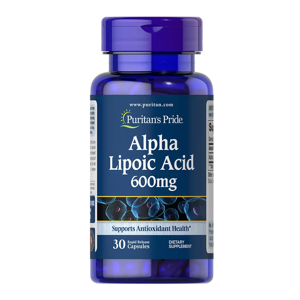 Puritan's Pride Alpha Lipoic Acid 600mg. / 30 Capsules