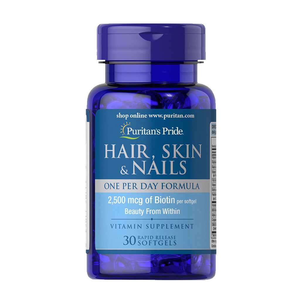 Puritan's Pride Hair, Skin & Nails One Per Day Formula / 30 Softgels