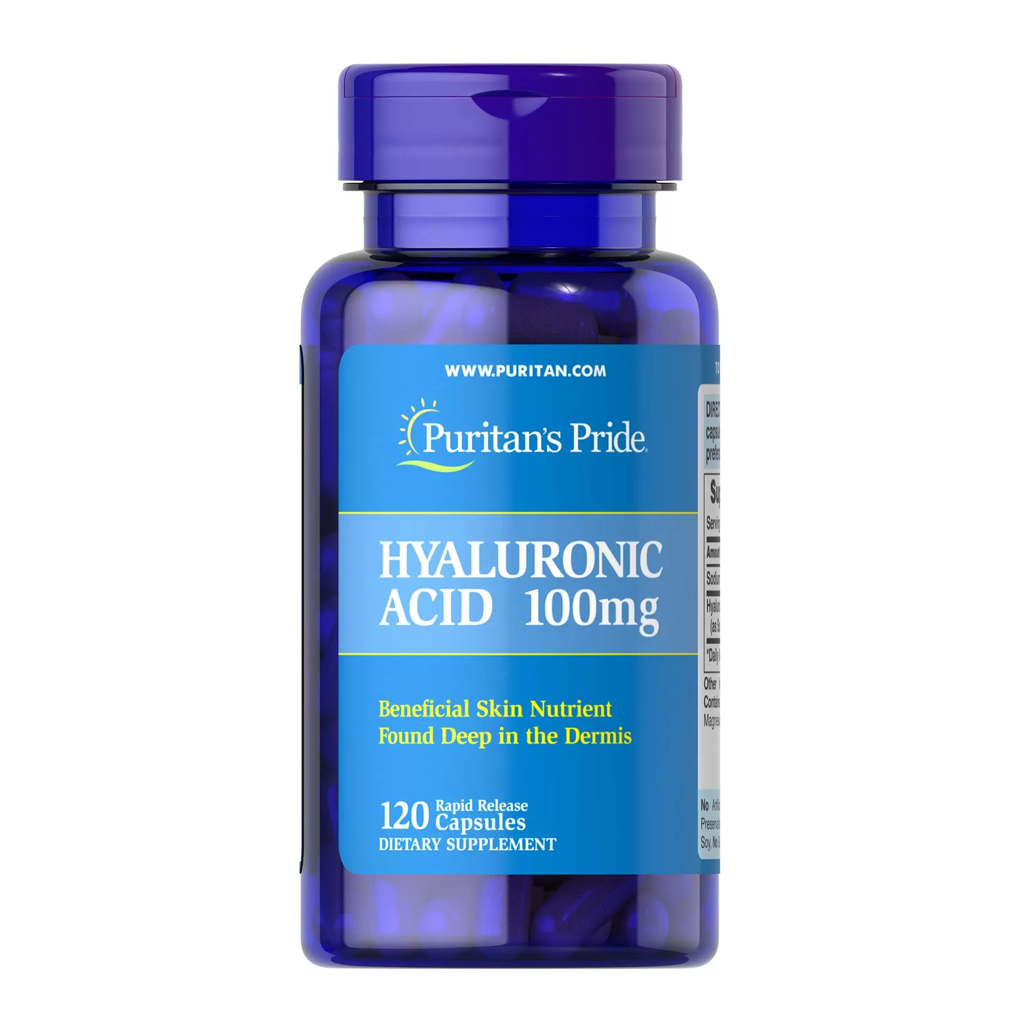 Puritan's Pride Hyaluronic Acid 100 mg / 120 Capsules