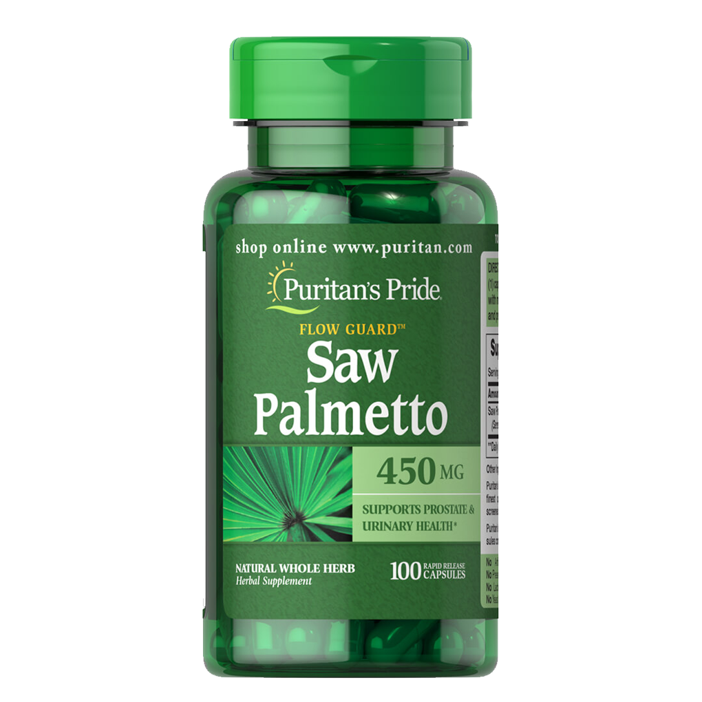 Puritan's pride Saw Palmetto 450 mg / 100 Capsules