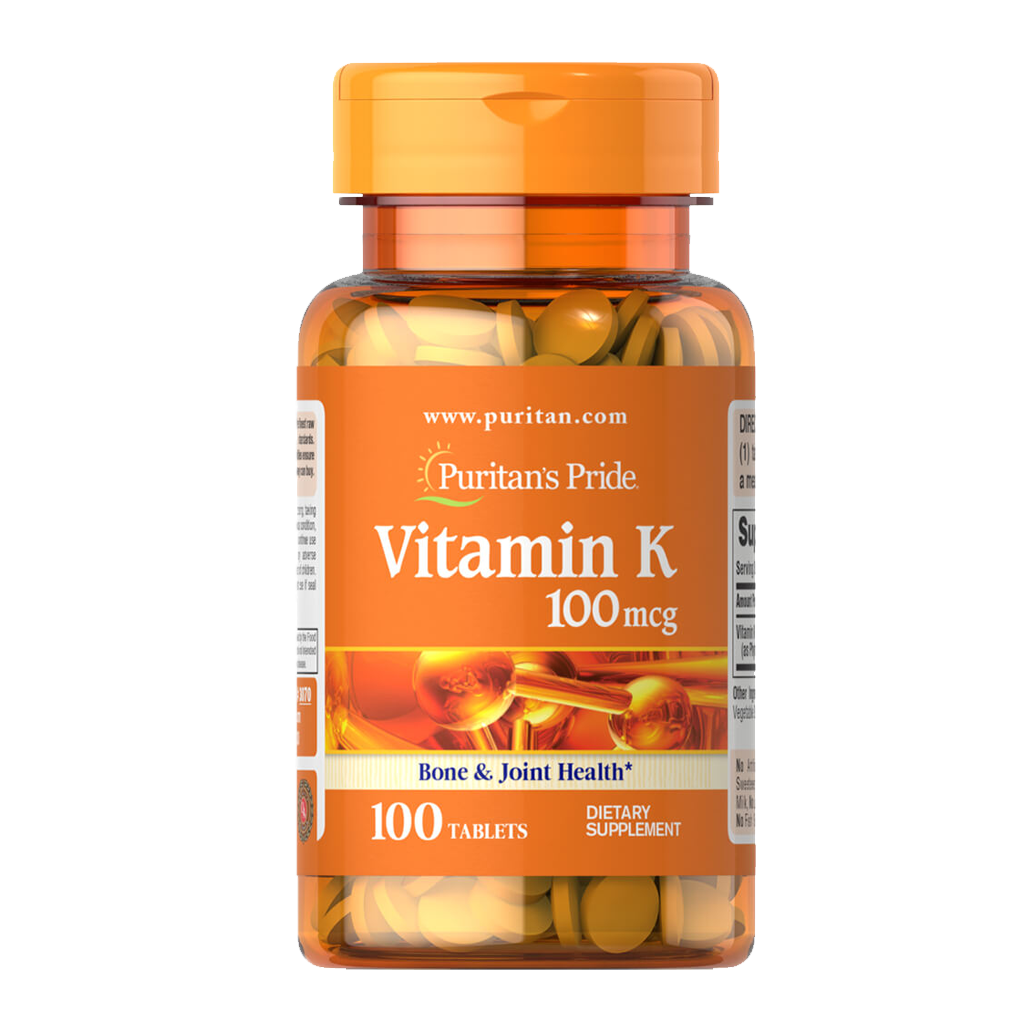 Puritan's Pride Vitamin K 100 mcg / 100 Tablets