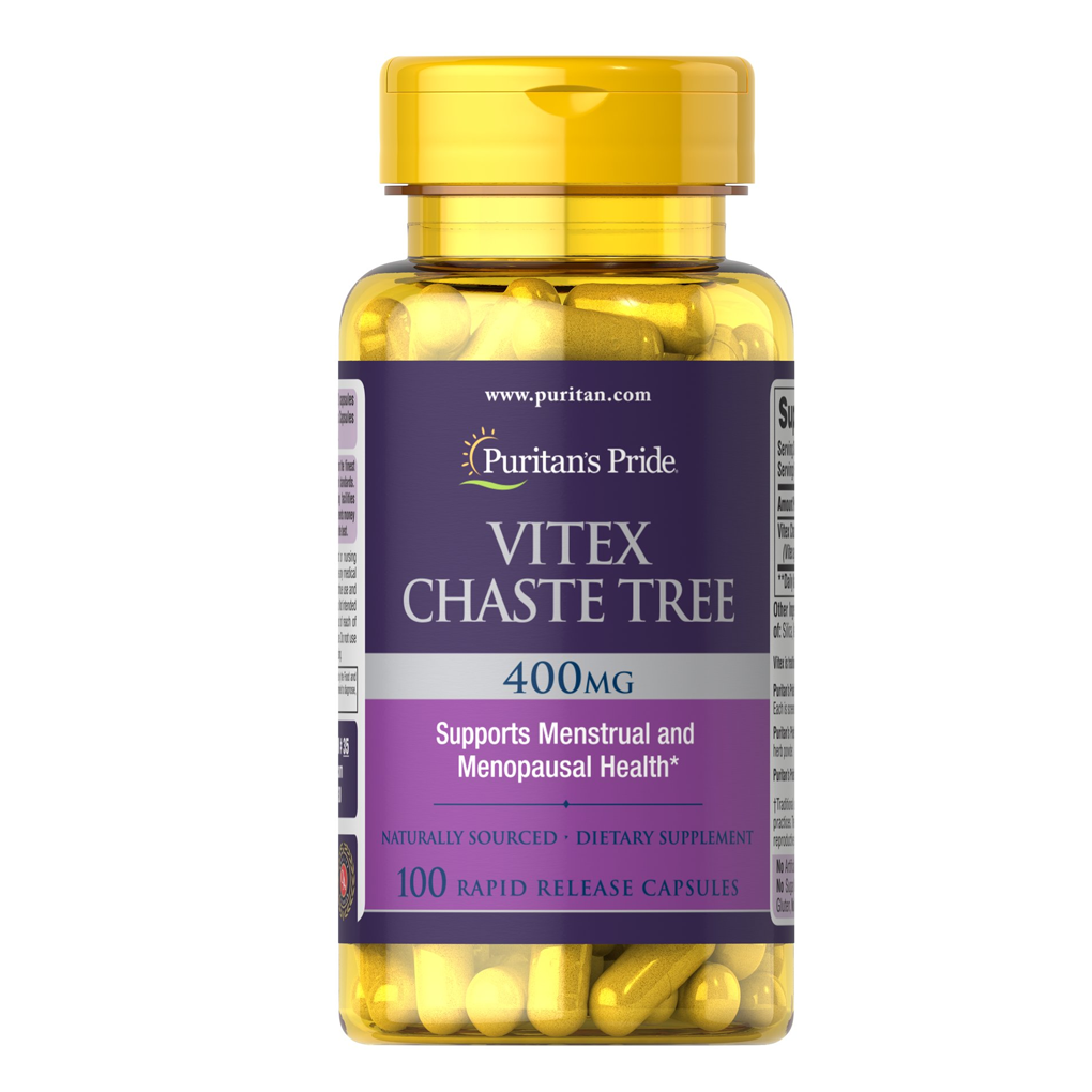 Puritan's Pride Vitex Chaste Tree 400 mg / 100 Capsules