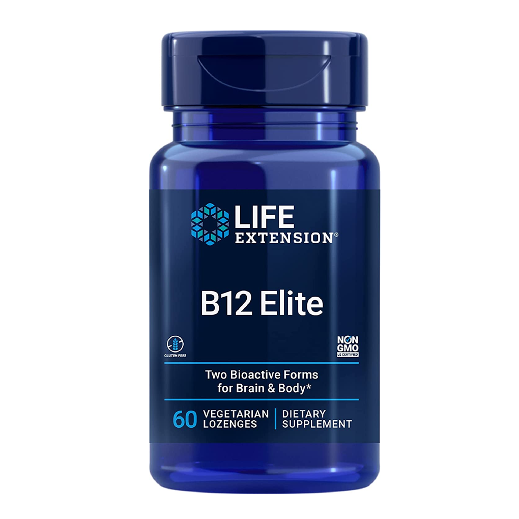 Life Extension B12 Elite / 60 vegetarian lozenges