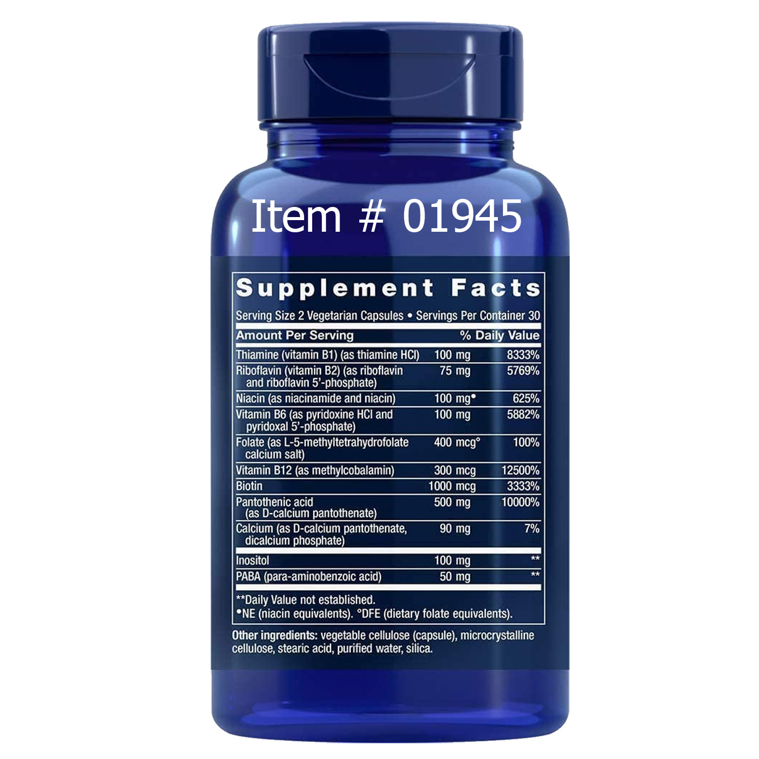 Life Extension BioActive Complete B-Complex / 60 vegetarian capsules Life Extension BioActive Complete B-Complex / 60 vegetarian capsules