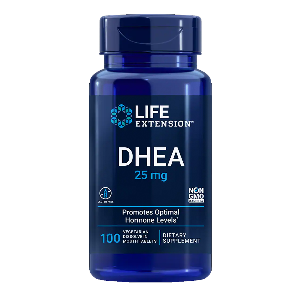 Life Extension DHEA 25 mg / 100 Dissolve-in-mouth Tablets