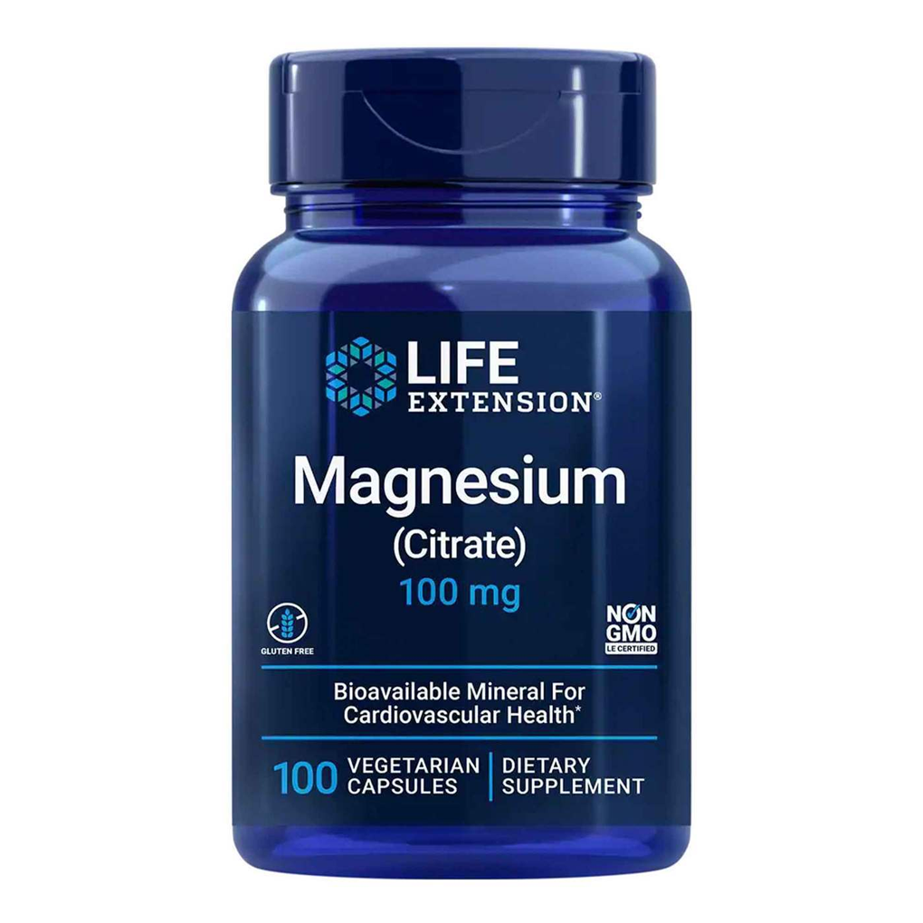 LIFE  EXTENSION  Magnesium (Citrate) 100 mg / 100 Vegetarian Capsules