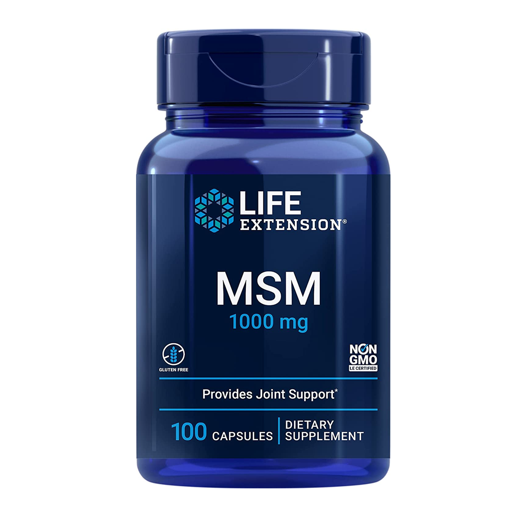 Life Extension MSM 1000 mg / 100 Capsules