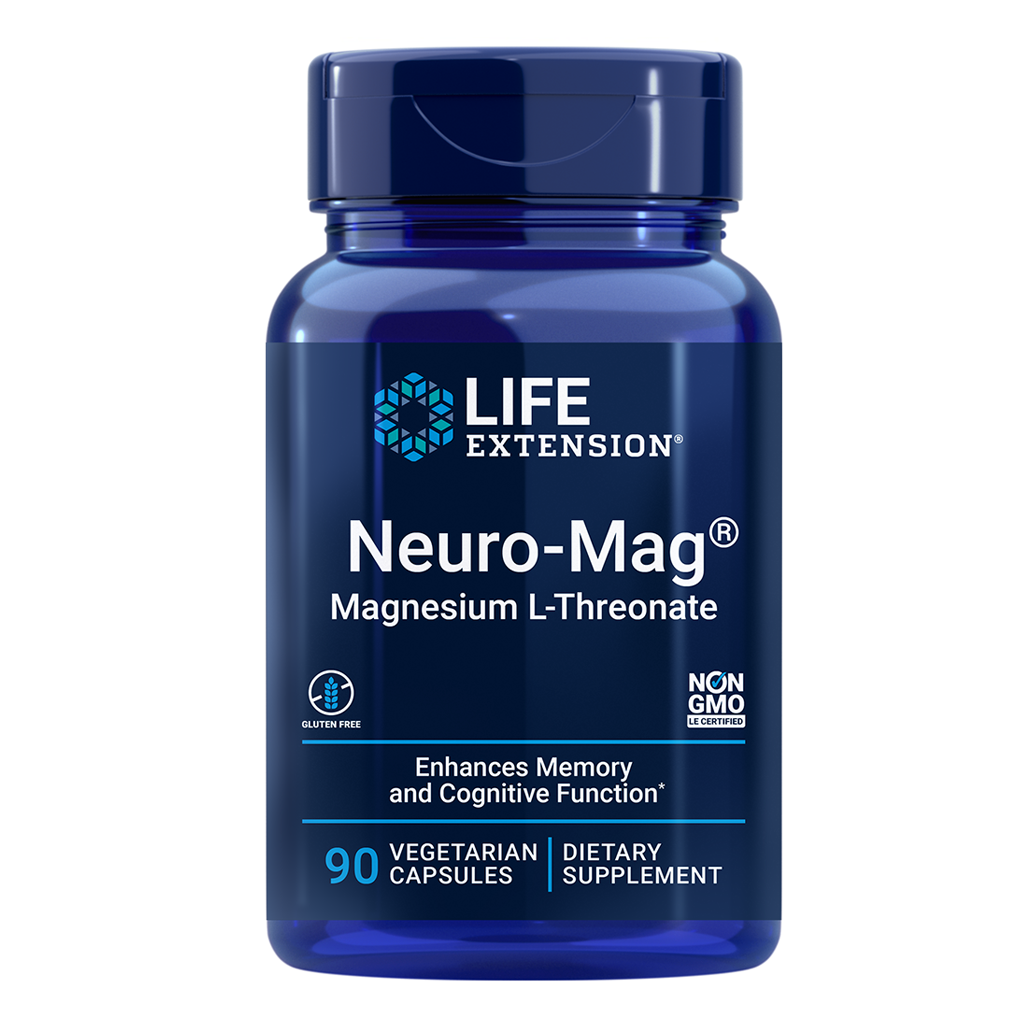 Life Extension Neuro-Mag® Magnesium L-Threonate / 90 Vegetarian Capsules