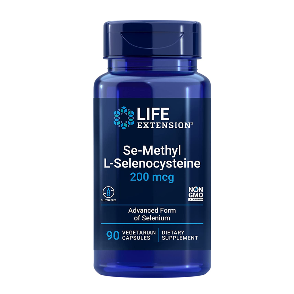 Life Extension Se-Methyl L-Selenocysteine 200 mcg / 90 Vegetarian Capsules