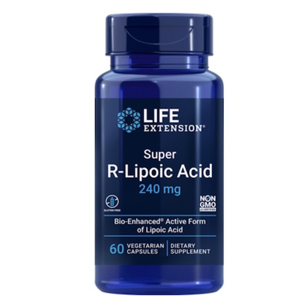 Life Extension Super R-Lipoic Acid 240 mg / 60 Vegetarian Capsules