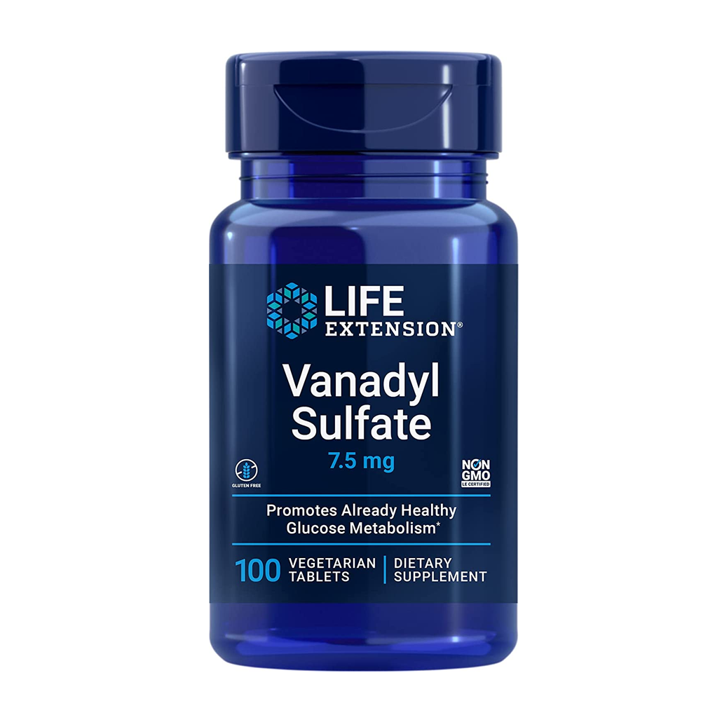 Life Extension  Vanadyl Sulfate 7.5 mg / 100 Vegetarian Tablets