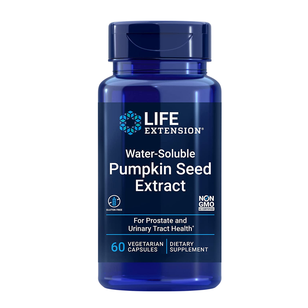 Life Extension Water-Soluble Pumpkin Seed Extract / 60 Vegetarian Capsules Life Extension Water-Soluble Pumpkin Seed Extract / 60 Vegetarian Capsules