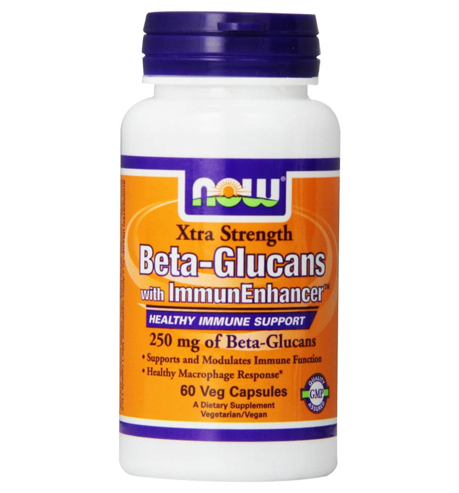 NOW® Foods Beta 1,3/1, 6 Glucan with Immunenhancer 250 mg. / 60 Veg Capsules NOW® Foods Beta 1,3/1, 6 Glucan with Immunenhancer 250 mg. / 60 Veg Capsules