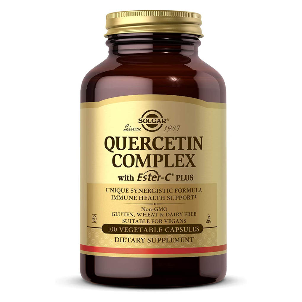 SOLGAR  QUERCETIN  COMPLEX  WITH  ESTER-C® PLUS / 100 VEGETABLE CAPSULES