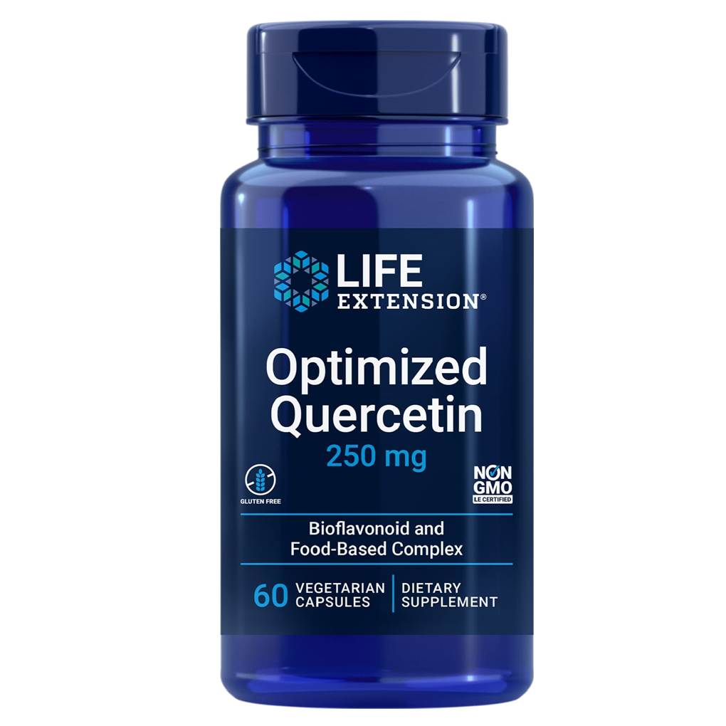 Life Extension Optimized Quercetin 250 mg / 60 Vegetarian Capsules Life Extension Optimized Quercetin 250 mg / 60 Vegetarian Capsules
