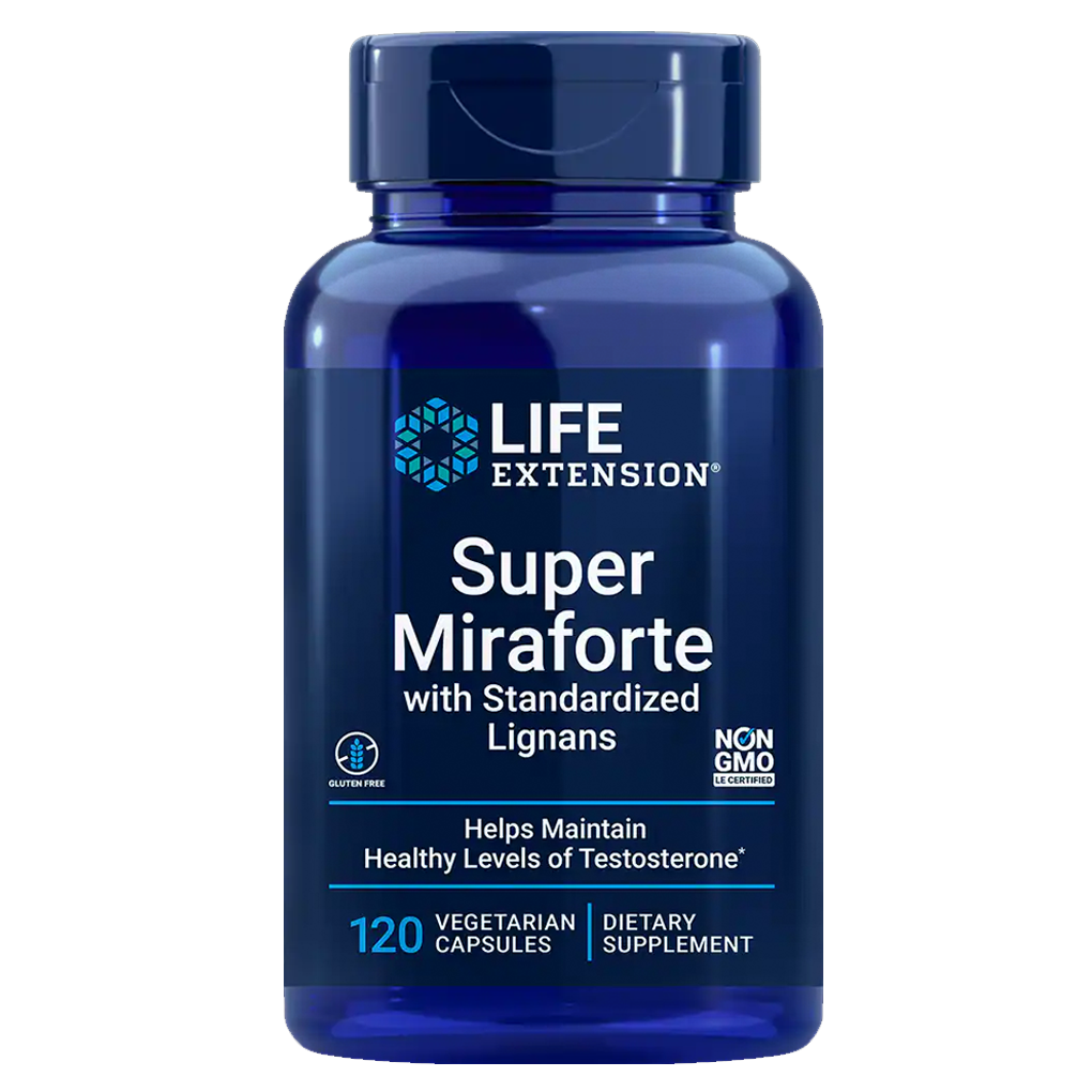 Life Extension Super Miraforte with Standardized Lignans / 120 Vegetarian Capsules