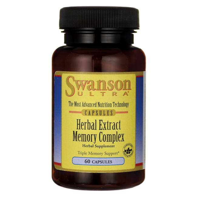 Swanson Ultra Herbal Extract Memory Complex / 60 Caps Swanson Ultra Herbal Extract Memory Complex / 60 Caps