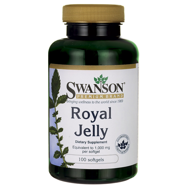  Swanson Premium Royal Jelly Equivalent to 1,000 mg / 100 Sgels