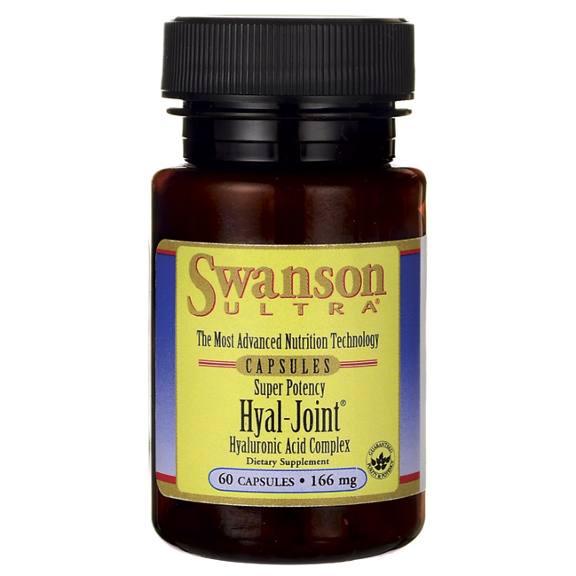 Swanson Ultra Super Potency Hyal-Joint Hyaluronic Acid Complex 166 mg / 60 Caps Swanson Ultra Super Potency Hyal-Joint Hyaluronic Acid Complex 166 mg / 60 Caps