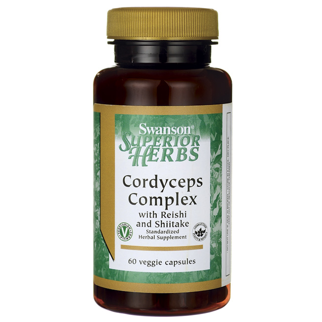 Swanson Superior Herbs Cordyceps Complex / 60 Veg Caps Swanson Superior Herbs Cordyceps Complex / 60 Veg Caps