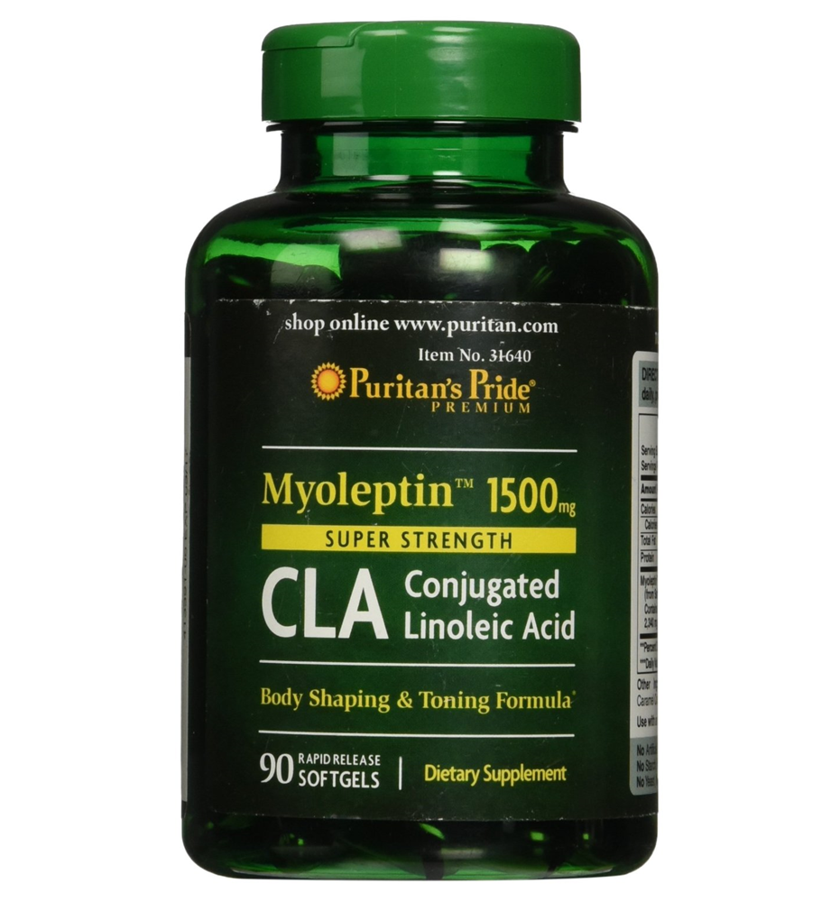 Puritan's Pride Super Strength Myo-Leptin™ CLA 1500 mg / 90 Softgels Puritan's Pride Super Strength Myo-Leptin™ CLA 1500 mg / 90 Softgels