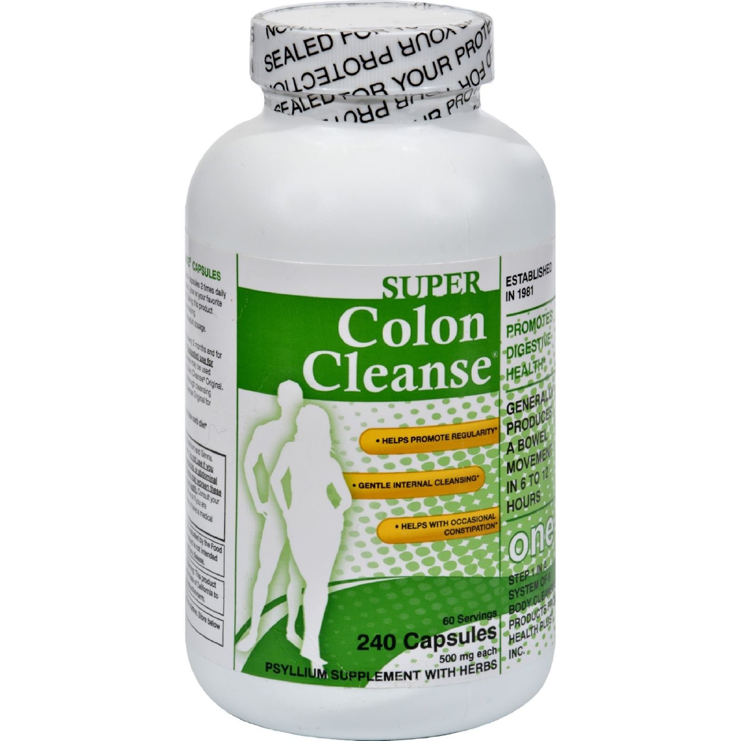 Health Plus Super Colon Cleanse / 240 Capsules