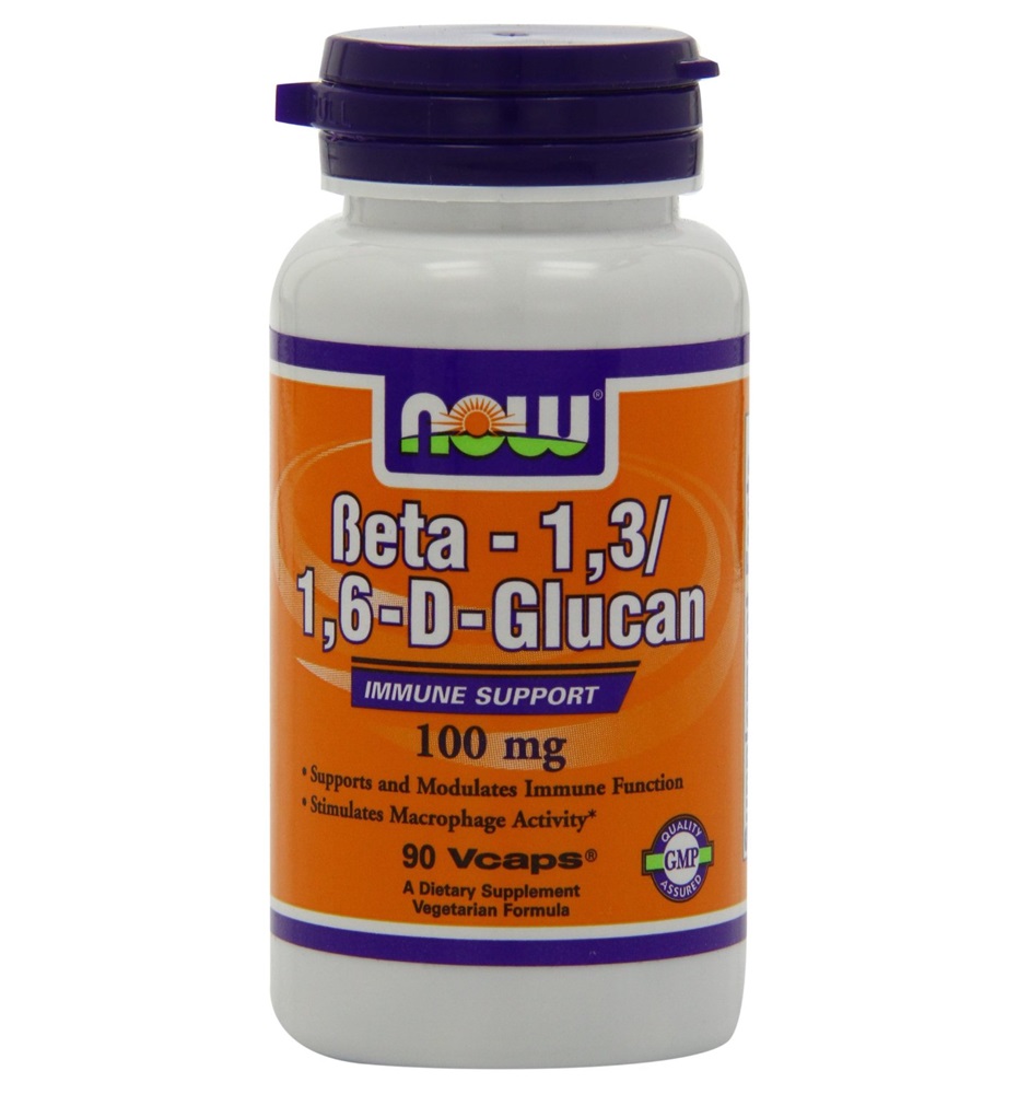 NOW® Foods Beta-1,3/1,6-D-Glucan 100 mg / 90 Vegi Caps