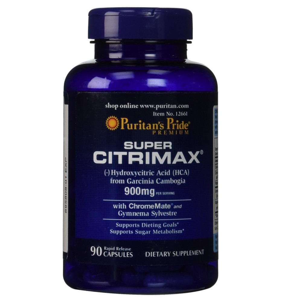 Puritan's Pride Super Citrimax® Garcinia Cambogia 900 mg / 90 Capsules Puritan's Pride Super Citrimax® Garcinia Cambogia 900 mg / 90 Capsules
