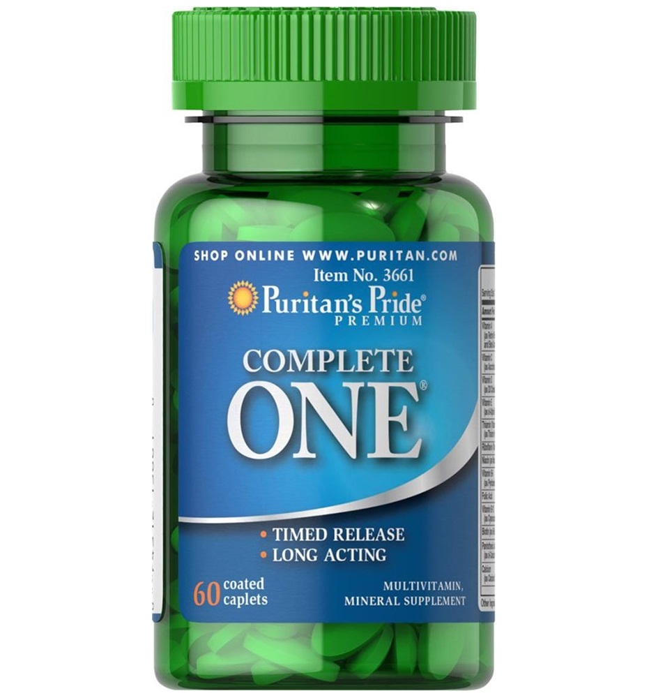 Puritan's Pride One™ Multivitamins Timed Release / 60 Caplets