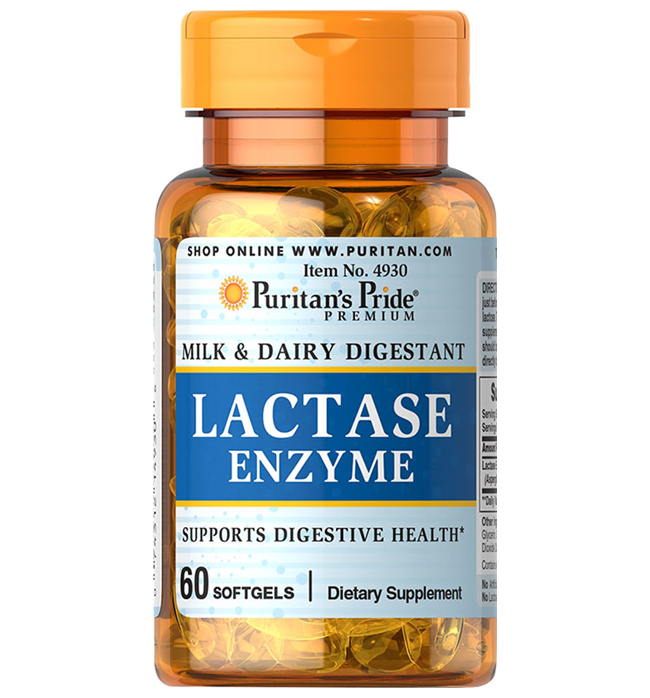 Puritan’s Pride Super Lactase Enzyme 125 mg / 60 Softgels