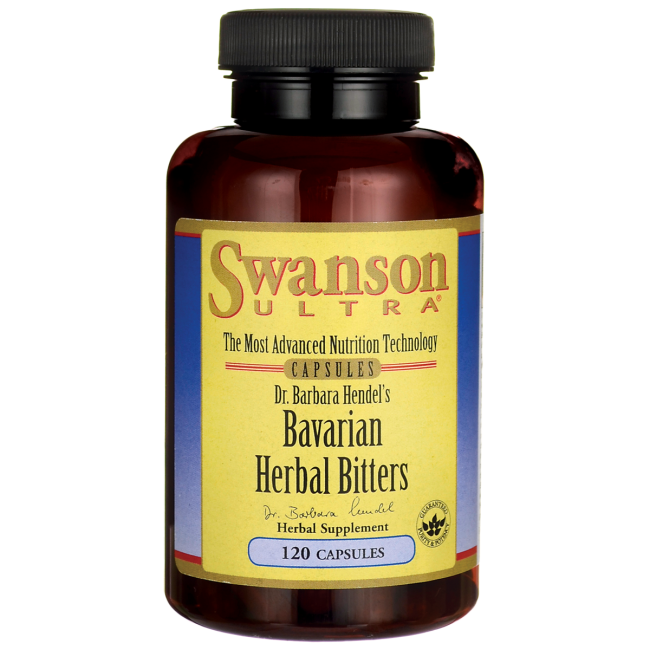 Swanson Ultra Dr. Barbara Hendel's Bavarian Herbal Bitters / 120 Caps Swanson Ultra Dr. Barbara Hendel's Bavarian Herbal Bitters / 120 Caps