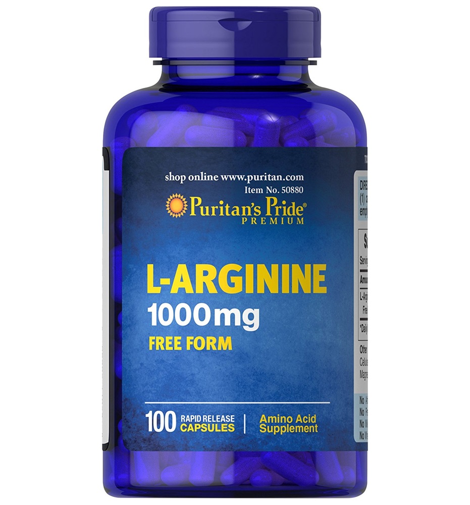 Puritan's Pride L-Arginine 1000 mg / 100 Caplets Puritan's Pride L-Arginine 1000 mg / 100 Caplets