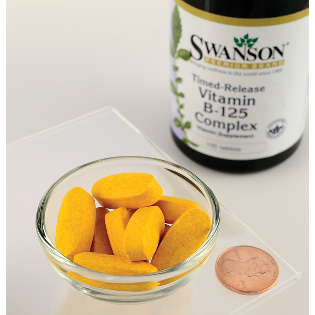 Swanson Premium Vitamin B-125 Complex / 100 Tabs Swanson Premium Vitamin B-125 Complex / 100 Tabs