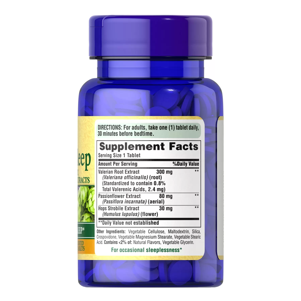 Puritan's Pride  Botanical Sleep / 30 Coated Tablets