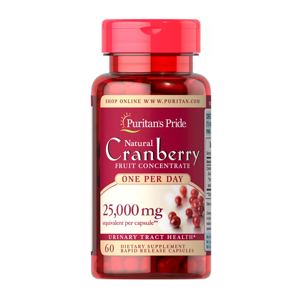 Puritan's Pride One A Day Cranberry 25,000 mg / 60 Capsules