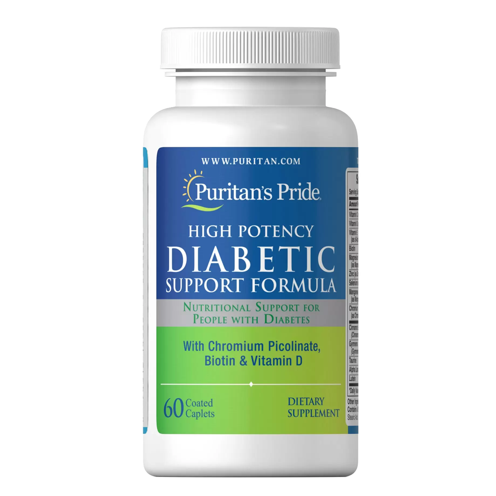 Puritan's Pride Diabetic Support Formula / 60 Caplets