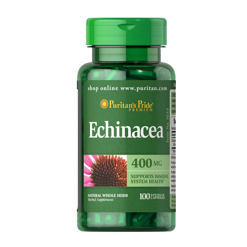 Puritan's Pride  Echinacea 400 mg / 100 Capsules