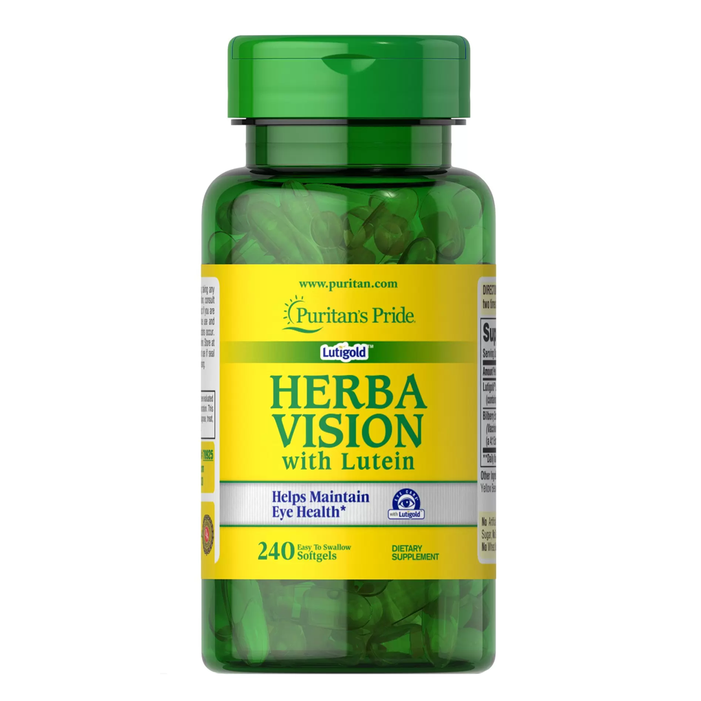Puritan's Pride Herbavision with Lutein and Bilberry / 240 Softgels