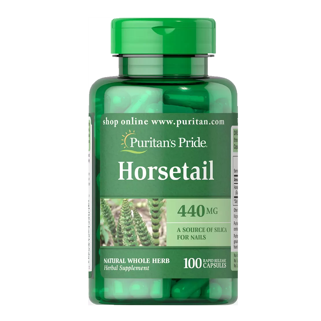 Puritan's Pride Horsetail 440 mg. /  100 Capsules