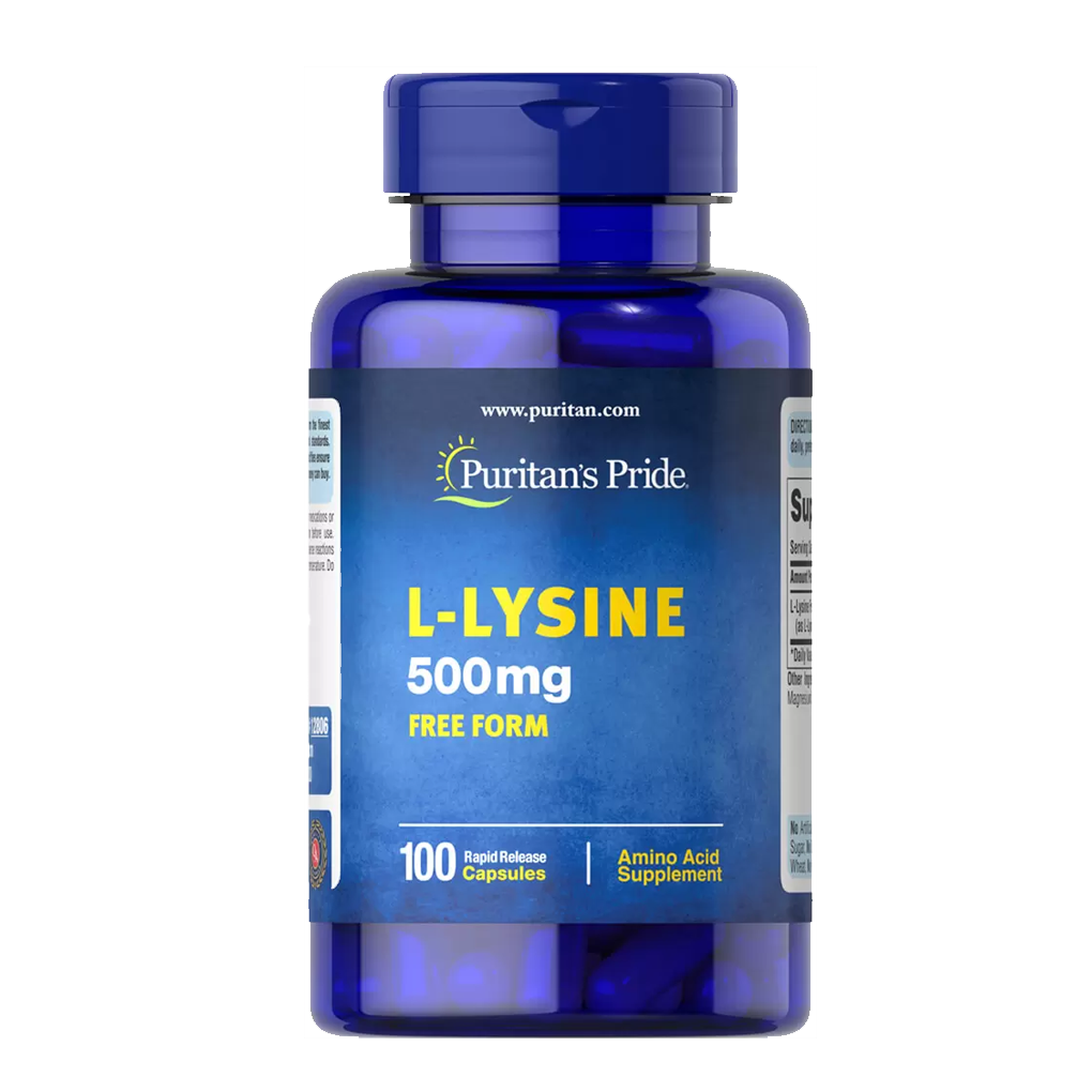 Puritan's Pride  L-Lysine 500 mg / 100 Capsules