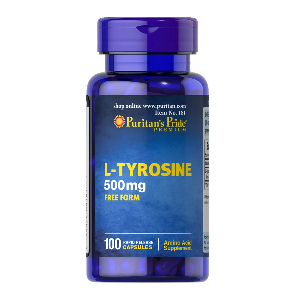 Puritan's Pride L-Tyrosine 500 mg / 100 capsules