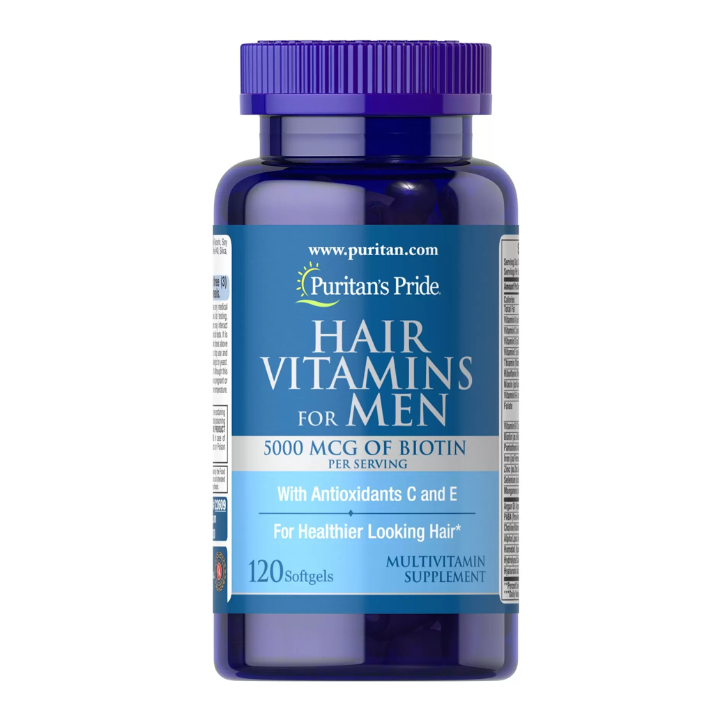 Puritan's Pride Men's Hair Vitamins / 120 Softgels