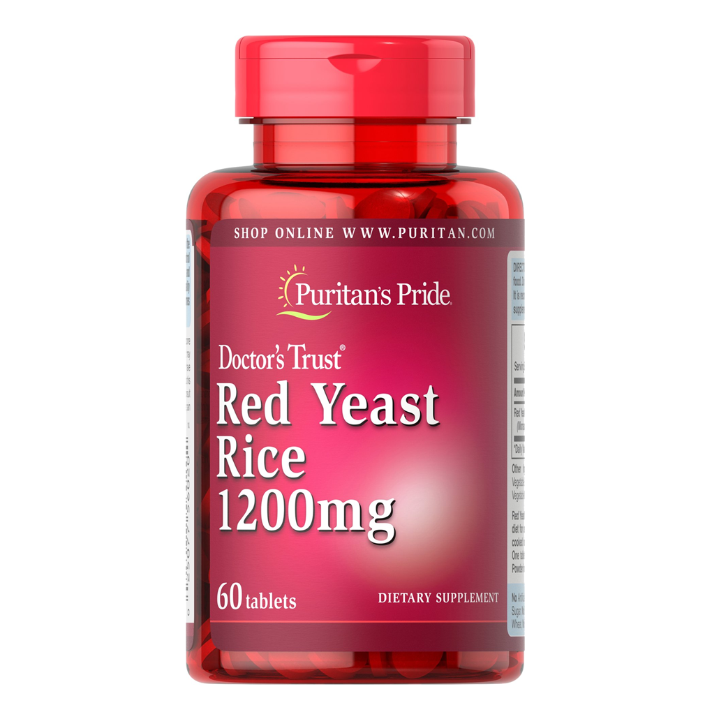 Puritan's Pride  Red Yeast Rice 1200 mg / 60 Tablets