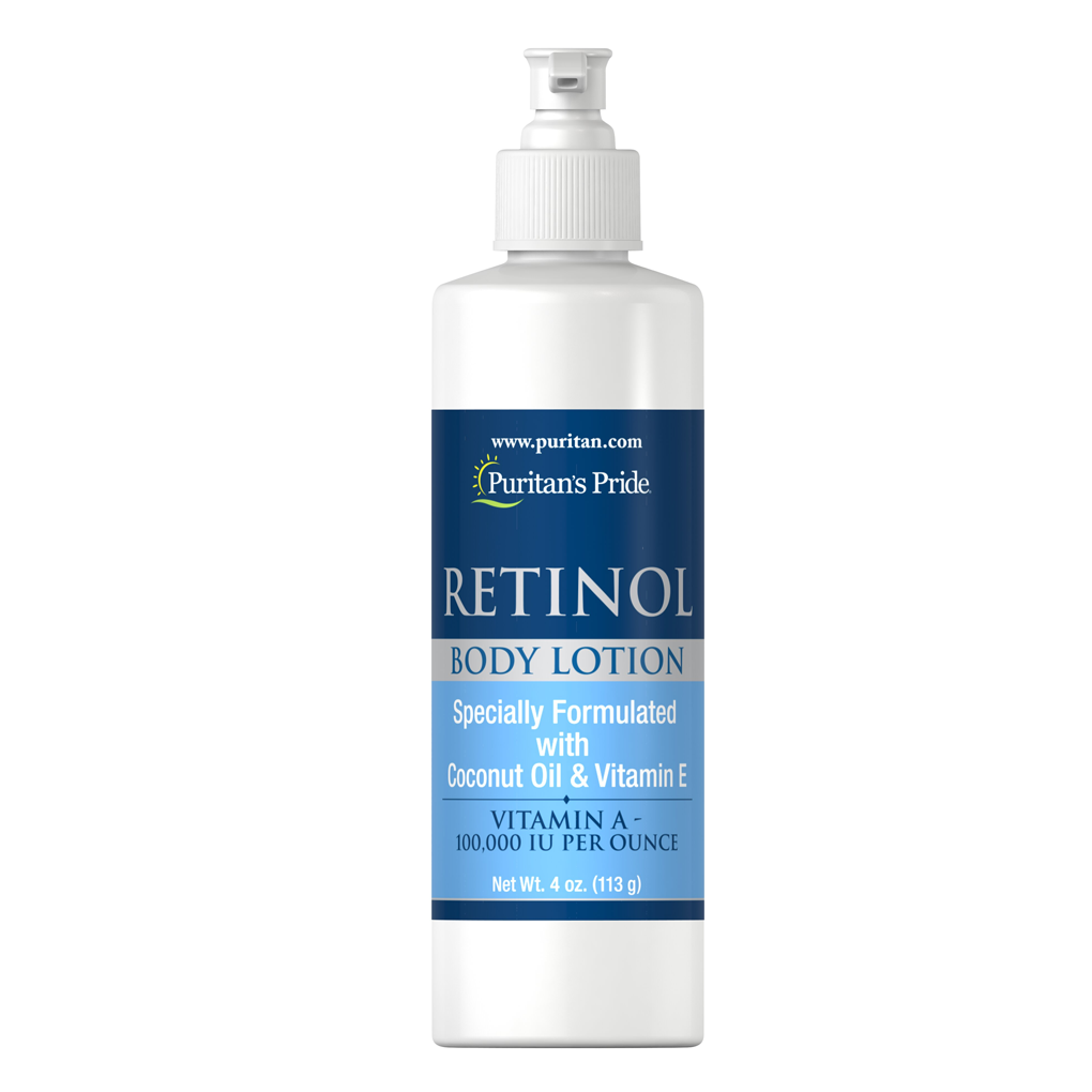 Puritan's Pride Retinol Body Lotion (Vitamin A 100,000 IU Per Ounce) / 4 Oz.