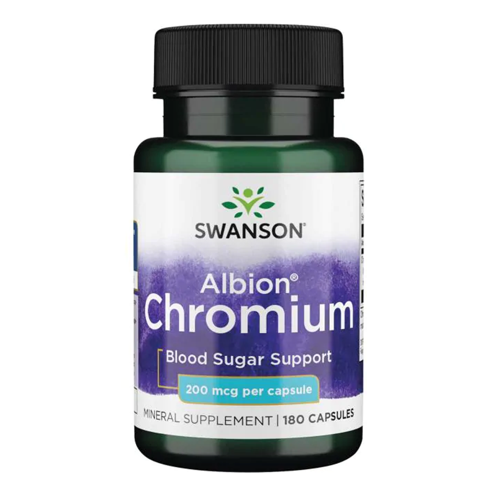 Swanson Ultra Albion Chelated Chromium Glycinate 200 mcg / 180 Caps Swanson Ultra Albion Chelated Chromium Glycinate 200 mcg / 180 Caps