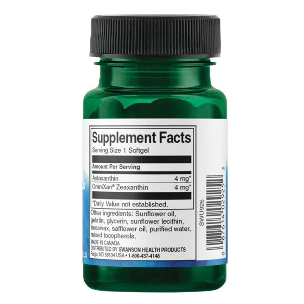 Swanson-Ultra-Astaxanthin & Zeaxanthin / 60 Sgels Swanson-Ultra-Astaxanthin & Zeaxanthin / 60 Sgels