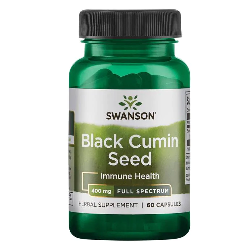 Swanson Premium Black Cumin Seed 400 mg / 60 Caps