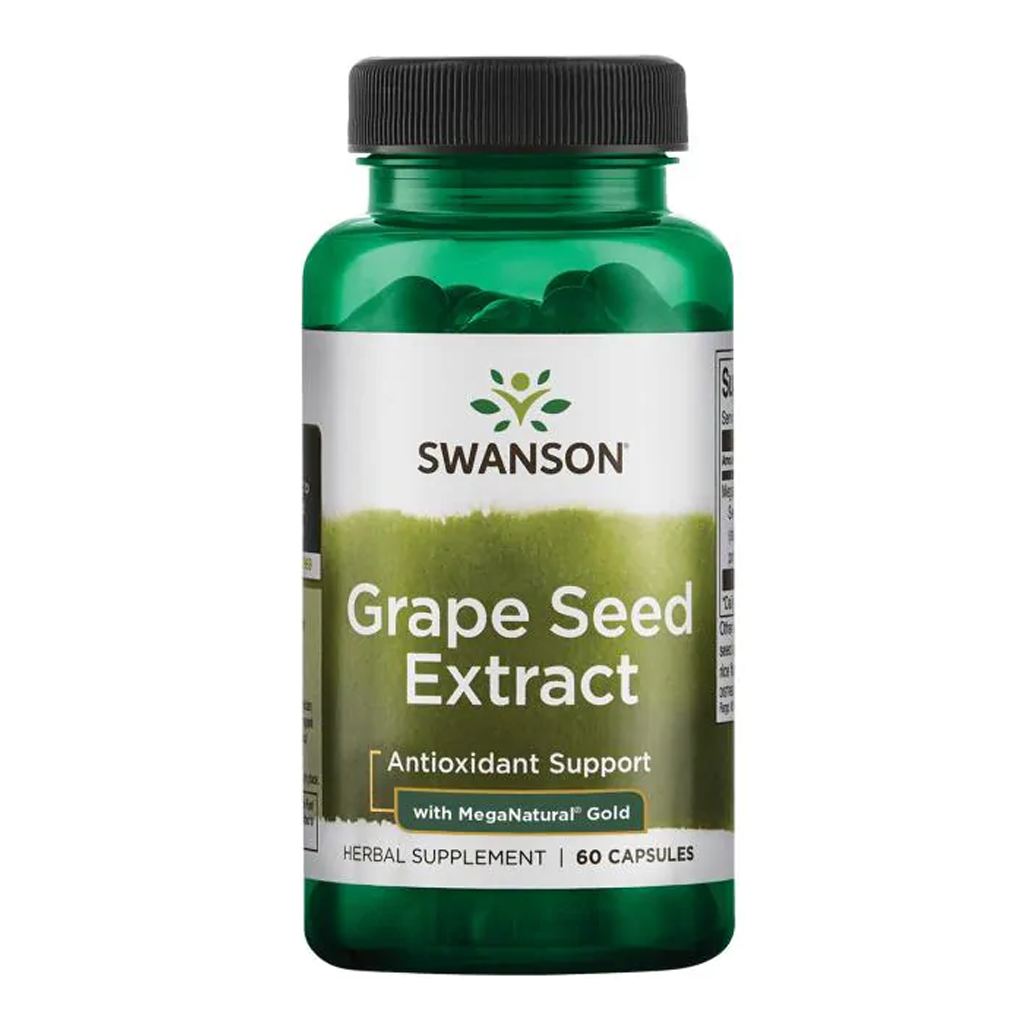 Swanson Superior Herbs- Grape Seed Extract with MegaNatural Gold / 60 Capsules