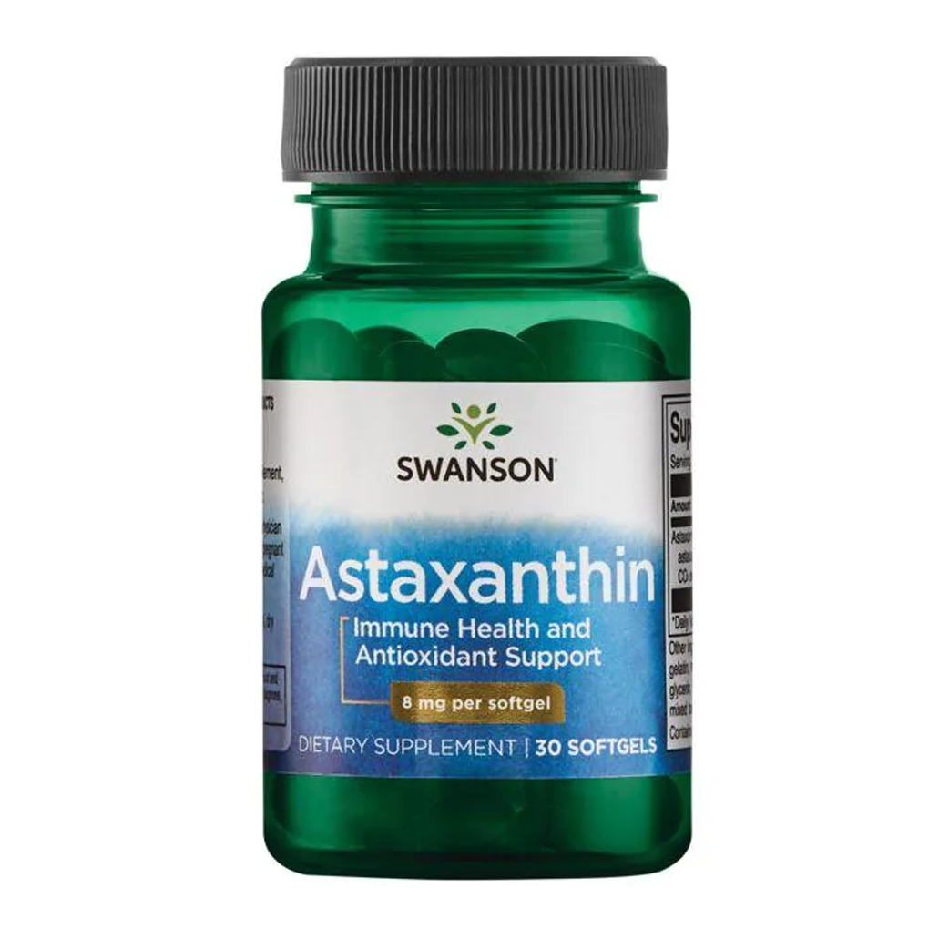 Swanson Ultra High Potency Astaxanthin 8 mg / 30 Sgels Swanson Ultra High Potency Astaxanthin 8 mg / 30 Sgels